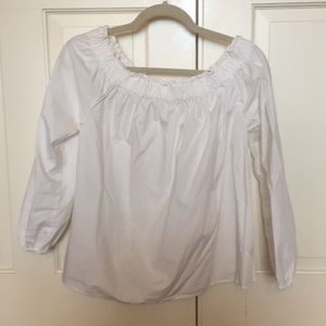 Ladies off the shoulder 3/4 sleeve blouse